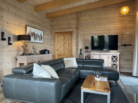Blockhaus mit Kamit und Flatscreen im Oberharz - Sankt Andreasberg